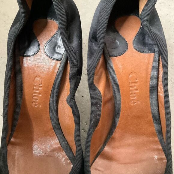 Chloe Satin Embellished Heels - Picture 2 of 9